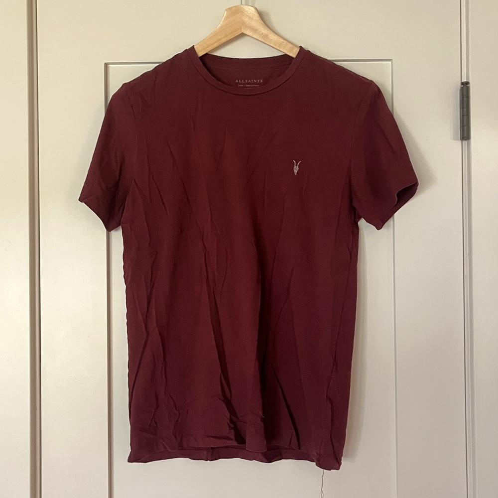 All Saints 100% Organic Slim Fit Tee